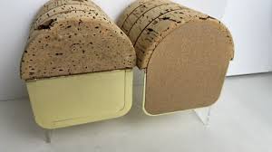 Vintage mcm cork brass bookends 6”H Light Weight RARE | eBay