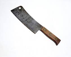 Mid Century Dexter 5289 15.5" Forged High Carbon Steel Full Tang Walnut Scales 9" Blade Butchers Hog Splitter Meat Cleaver Shipping Included - Etsy