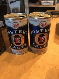 VINTAGE FOSTERS LAGER 12oz. Aluminum Beer Can Empty/Tab Un-Pulled Australia | eBay