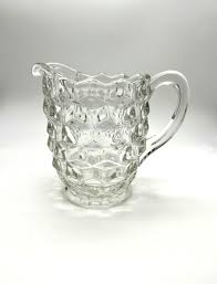 Fostoria Crystal American Footed 5 3/8" Pint Pitcher | eBay