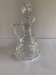 Vintage Fostoria American Crystal Cruet with original ...