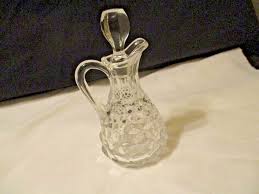 Fostoria Clear Glass American Vinegar Cruet with Stopper | eBay