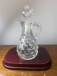Fostoria American Crystal Clear Cruet Bottle With Stopper ...