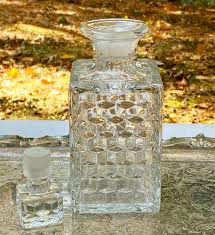Fostoria American Clear Decanter With Stopper Box Cube ...