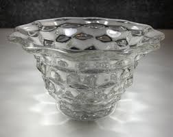 Vintage Fostoria American Cubist Clear Rimmed Bowl 5.5 " x 3 " MINT! | eBay