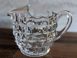 Vintage Fostoria Ice Lip Pitcher 48oz - Etsy