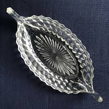 Fostoria American Pattern Cube Handled Large 12 Inch Oblong ...