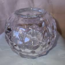 Clear Vase With Indents - Etsy
