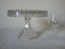 Fostoria American Clear Round Cake Stand - Etsy