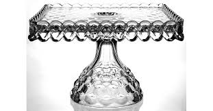 American Clear (Stem 2056) Square Cake Stand by Fostoria ...
