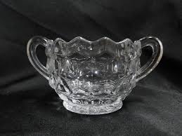 Fostoria American Clear: Open Sugar Bowl (s), 3 1/2" D, 2 3 ...