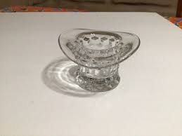 Vintage Fostoria American Crystal Top Hat - Etsy Canada