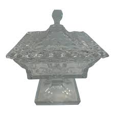 Mid 20th Century Fostoria American Glass Wedding Bowl Candy ...