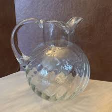 Crystal 64 Oz Vintage Bulbuous Pitcher | eBay
