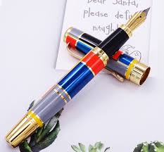 Hero 767 Colorful Fountain Pen, Medium Nib Fashion Design Advanced Gift Pen | eBay