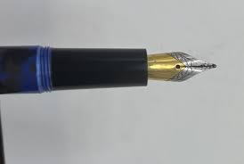 Classic Impressions Fountain Pen-blue Marble Color-vintage ...