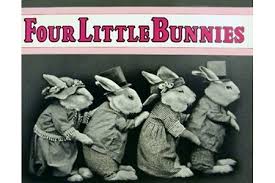 Four Little Bunnies Nostalgic Children's Book-BookFourLittle