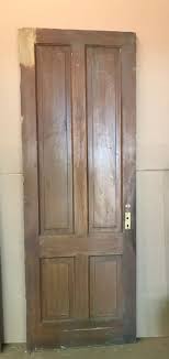 Antique Single VTG 32x89 1920's Interior 4 Panel Cherry Wood ...