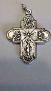 Vintage 4 Way Medal New Catholic Scapular,miraculous Medal 1 ...