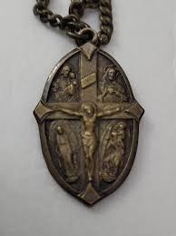 Vintage Catholic Pendant | eBay