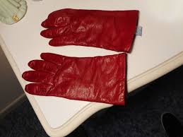 Vintage Fownes Womens Driving Gloves Size 7M Red Leather ...