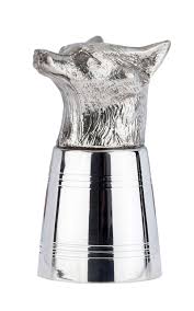 Fox Head Stirrup Cup English Pewter (P916) - Corbell Silver ...