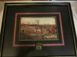 Vintage H. Aiken Foxhunt Scene Print - Etsy Australia
