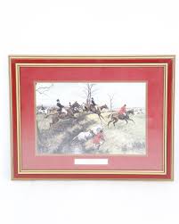 Full Cry Print By George Wright For Sale in CT | Middlebury Furniture and Home Design