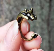 Pig Ring - Adjustable Wrap Ring - Silver Piglet Hog Animal ...