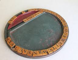 Vintage Foxy Toys Round Teaching Magnetic Board - Double ...