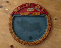 Antique Children's Spelling Board | 1917 Foxy Toys - Etsy