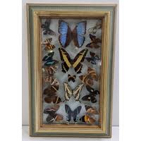 A Japanese metal relief plaque depicting Mt. Fuji, possibly by Haruyama, 21cm x 45cm, framed Locatio