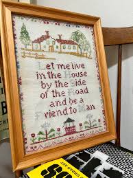Vintage Needlepoint – Evangeline Cottage