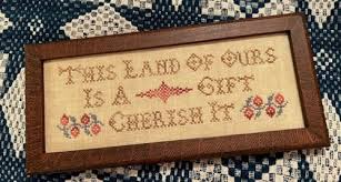 Homespun Elegance This Land Of Ours - Cross Stitch Pattern - 123Stitch