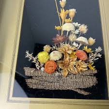 VTG Amar Original Dried Flowers In Metal Small Frame Set Of 2 Tucson AZ | eBay