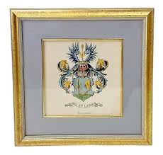 Ora Et Labora Verselt Coat of Arms Crest Wenning Vorsterman Dutch Picture Art | eBay