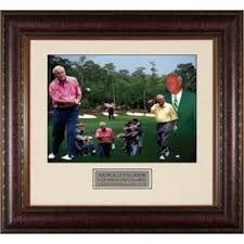 Arnold Palmer "50 Years" Masters Framed Golf Photo