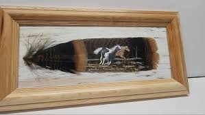 Feather Art Prints - HORSES, by Chuck Hoffman - Etsy