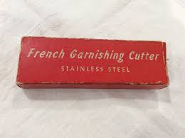 French Garnishing Cutter With Box Stainless Steel French ...
