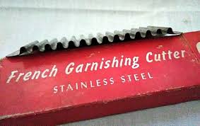 Vintage Stainless Steel 5.25" FRENCH GARNISHING CUTTER for ...