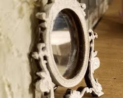Miniature Dollhouse French Style Vanity Mirror 1:12 Scale or HALF Scale Unfinished or Chalky French Grey , Aged Bronze or White - Etsy