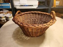 Antique Basket Wicker Miniature Wash Great Old Patina | eBay