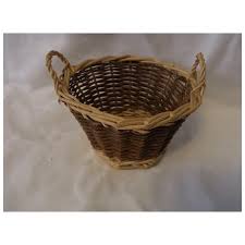 Wicker Basket Handmade German for Doll or Dollhouse. For ...