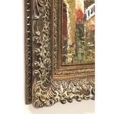 Mid 20th Century Original Oil Impasto Painting on Canvas - Venetian Scene - Signed | Chairish