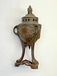 Antique Depose French Incense Burner Censer Rare Bronze Art Nouveau | eBay