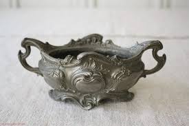 Antique Miniature Silver Plate French Art Nouveau Table ...