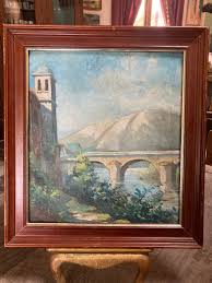 French Landscape. Oil on Card. - Etsy