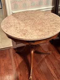 Marble Top Antique Table | eBay