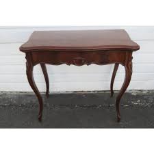 French Late 1800s Card Gaming Console Table | Chairish
