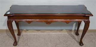Lot - Chippendale Style Mahogany Sofa Table, Height: 27 in, Width: 53 in
